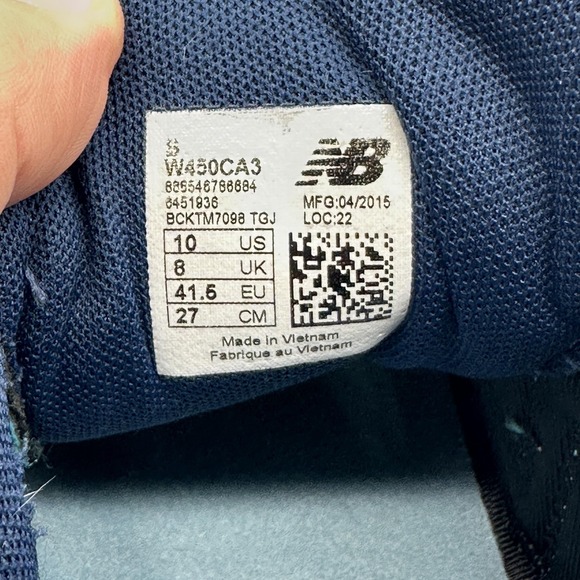 New Balance 450v3 Shoes Womens Size 10 Blue Running Athletic Sneakers W450CA3 - Picture 9 of 12